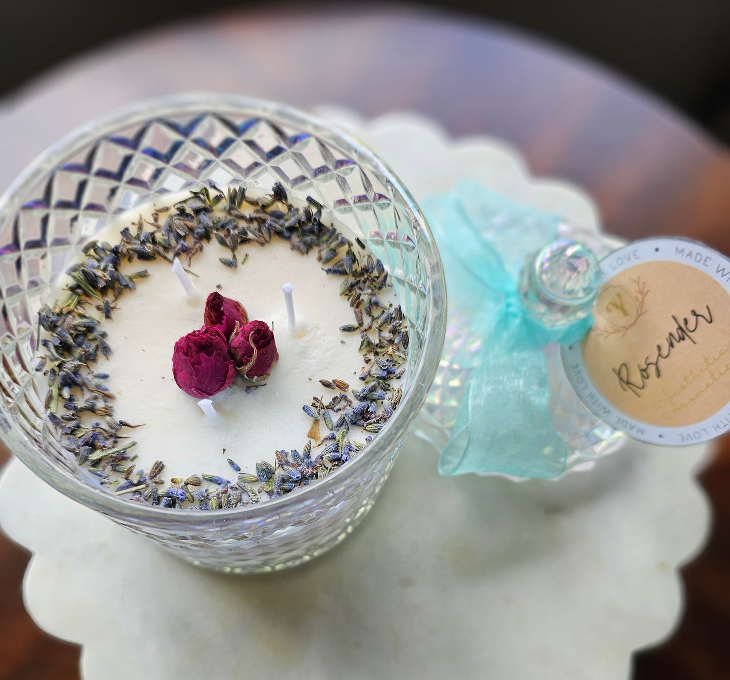 Rosender Luxury Scented Candle Limited Edition collection for sale at Lincolnwood Town Center