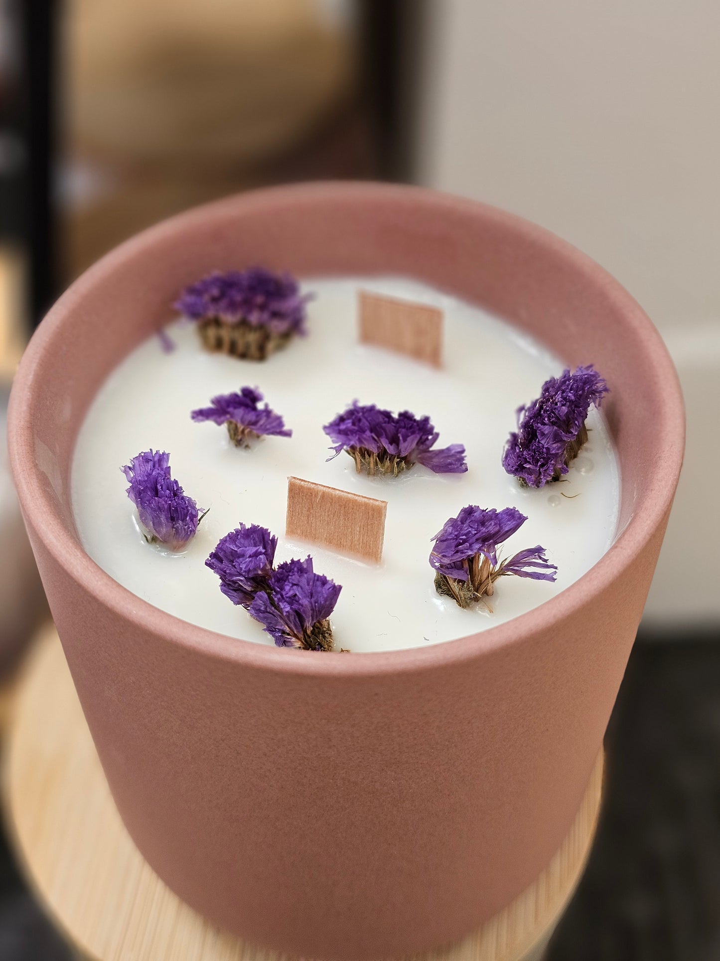 Forget Me Not - 2-woodWicks - Luxury Scented Organic Candle