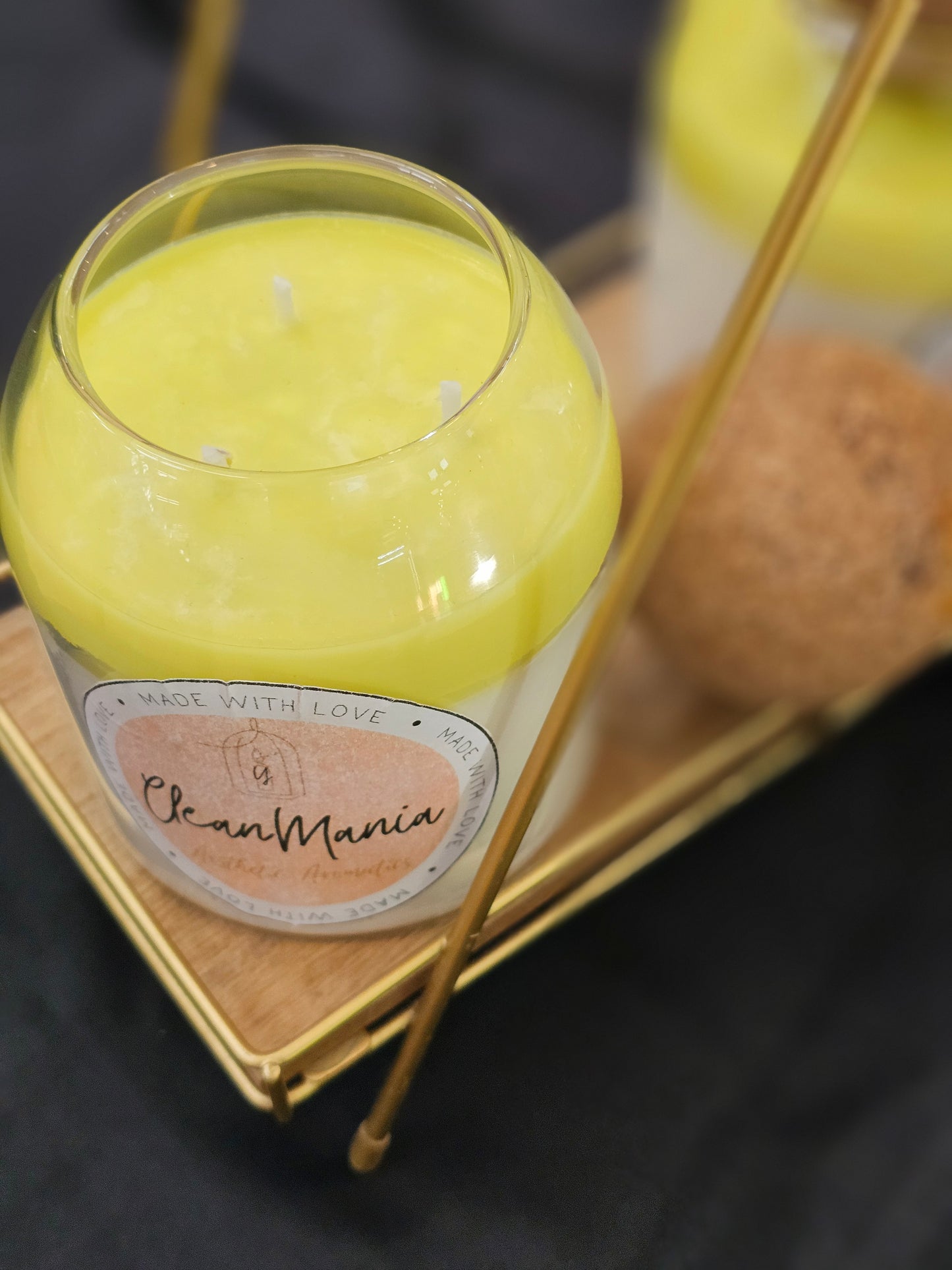 Clean Kitchen AKA CleanMania - 3-Wicks - Luxury Scented Organic Candle