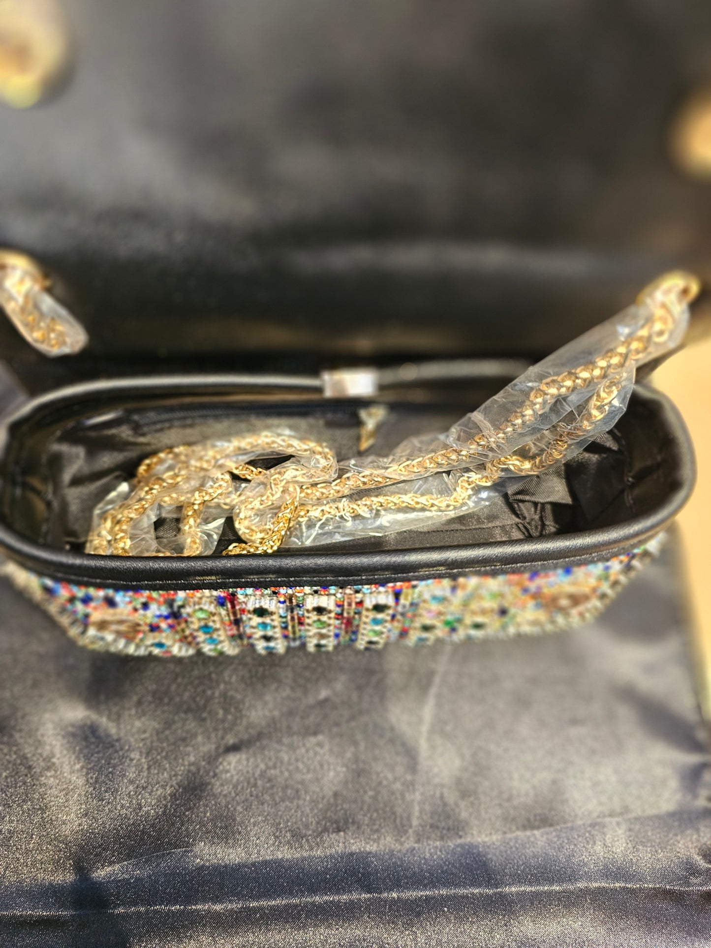 MultiColor Rhinestone handbag