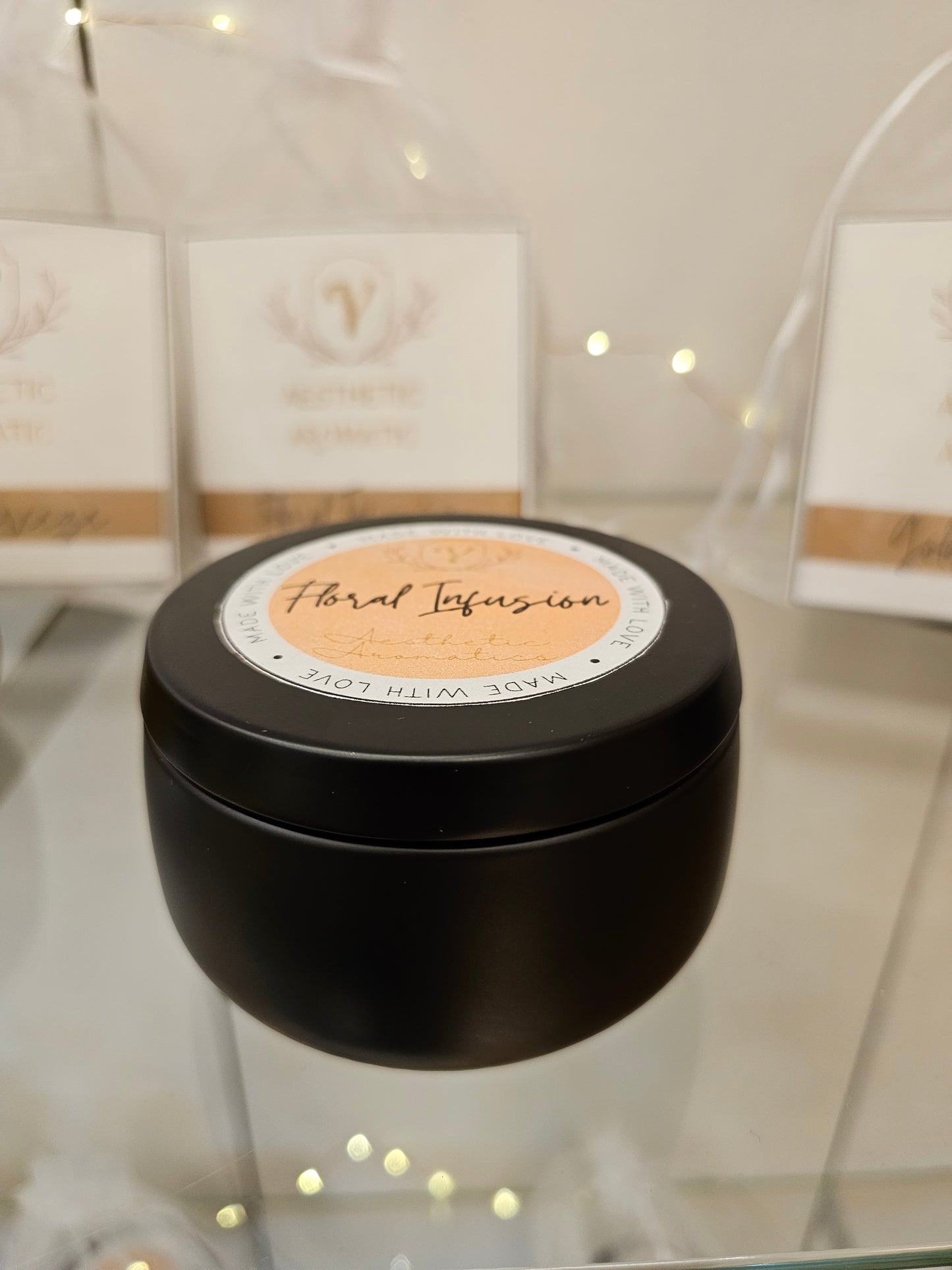Floral Infusion - 2-wicks Luxury Scented Organic Candle