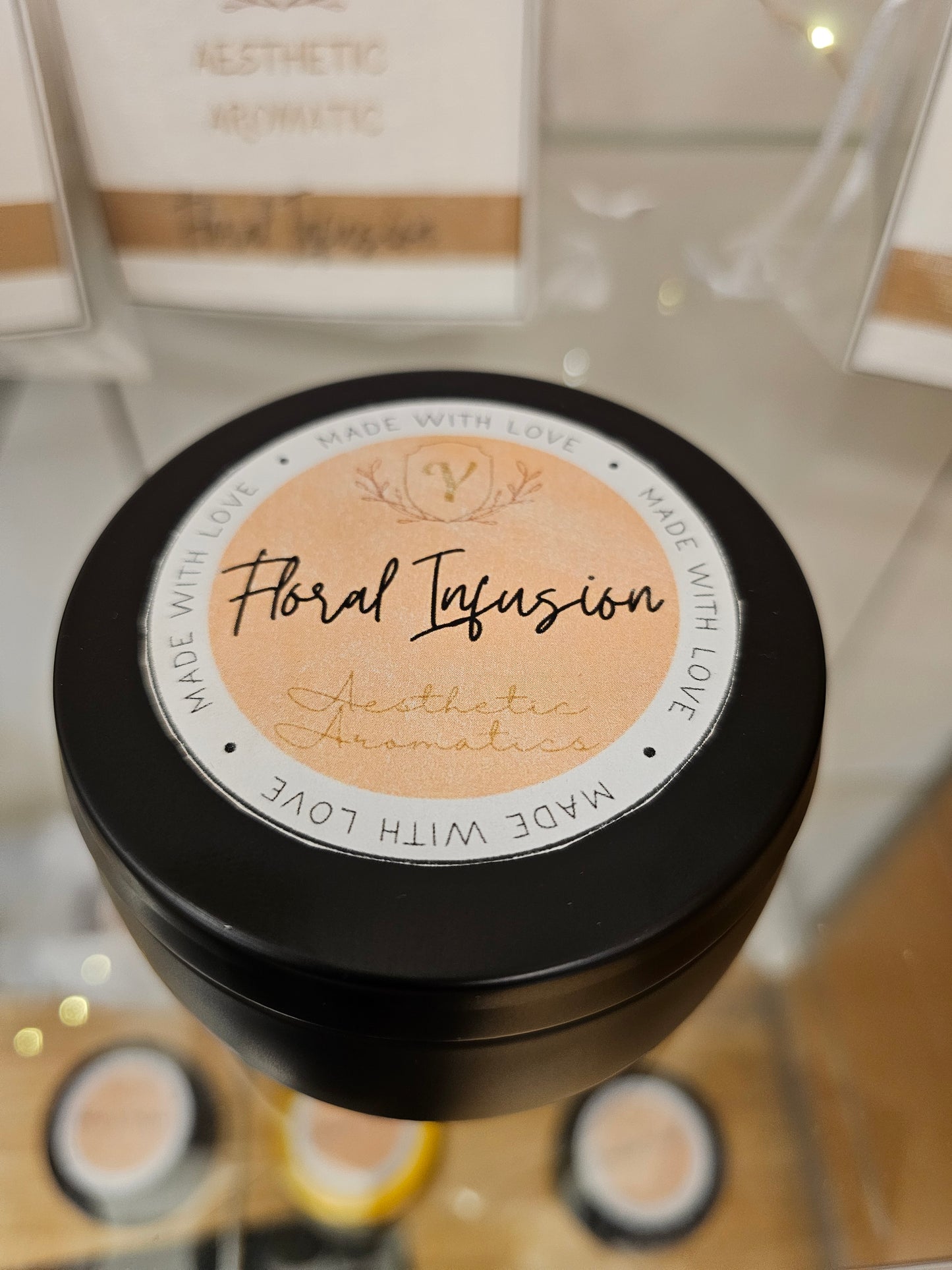 Floral Infusion - 2-wicks Luxury Scented Organic Candle