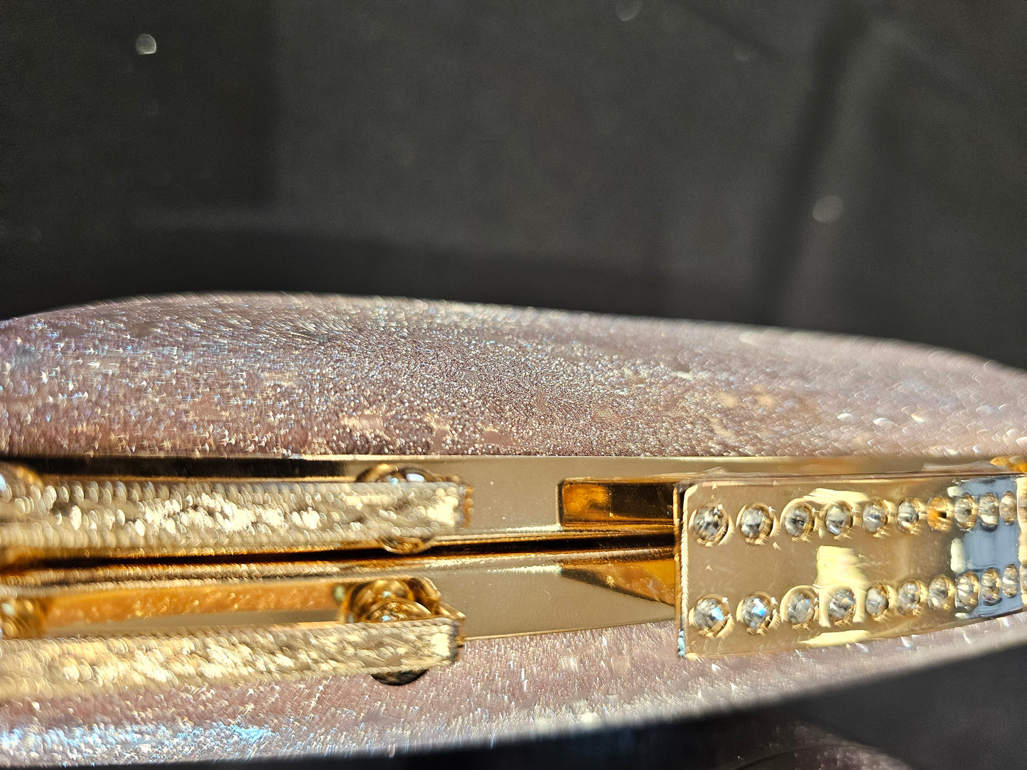 Pink Rectangular Evening Bag - Clutch