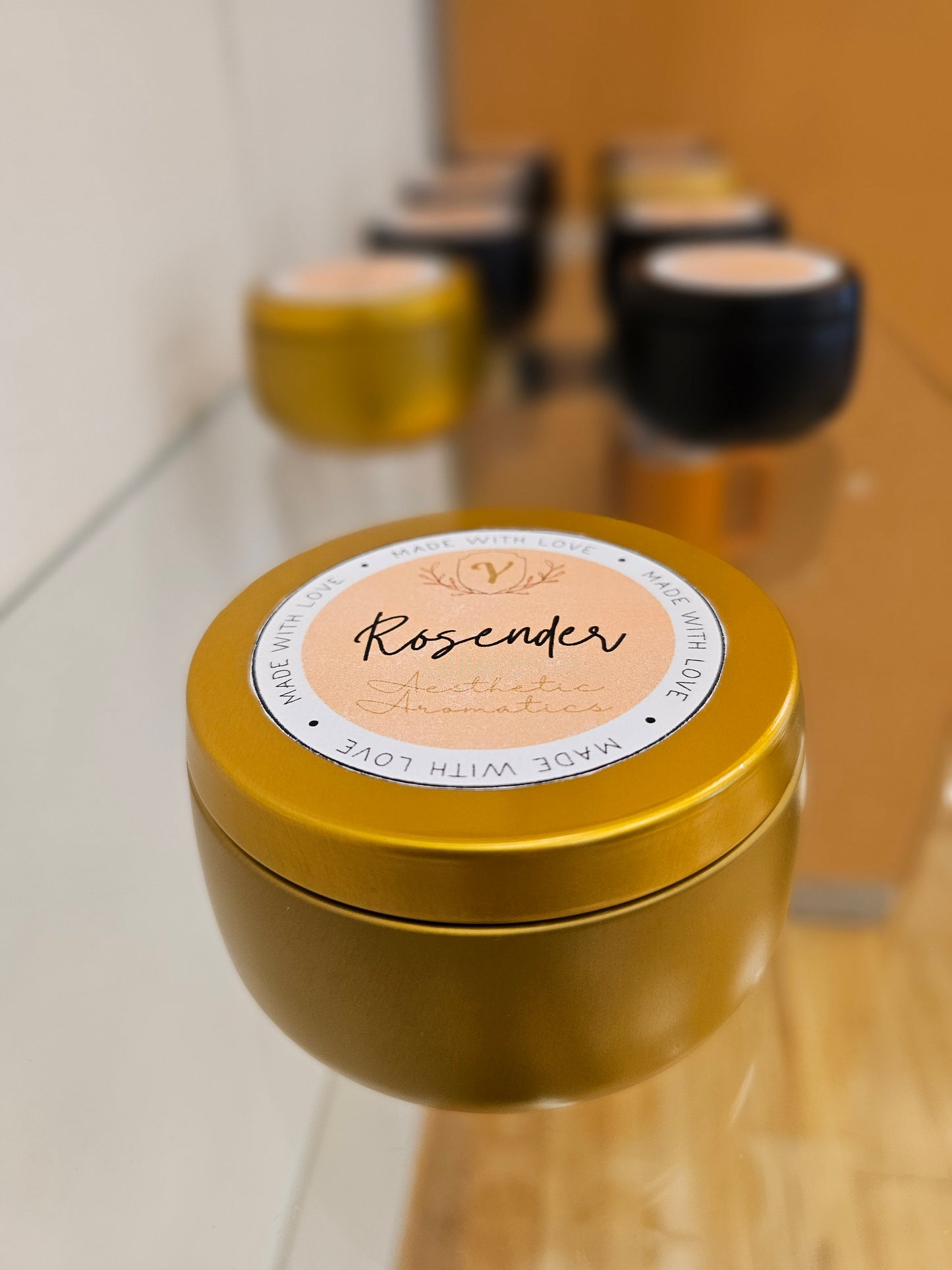 Rosender Luxury Scented 2-wicks Candle collection for sale at Gurnee Mills