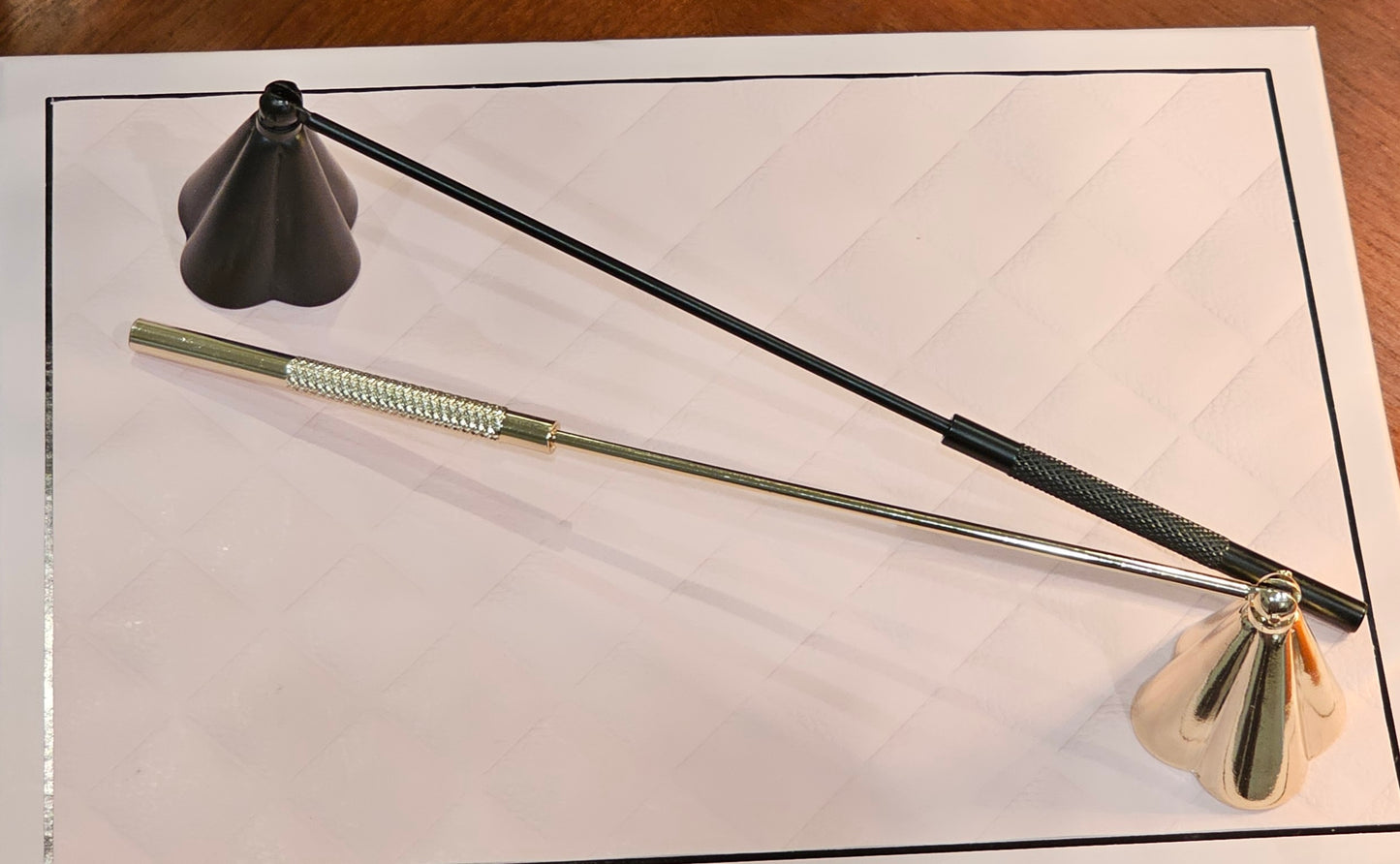 Golden Clover Wick Snuffer by Aesthetic Aromatics