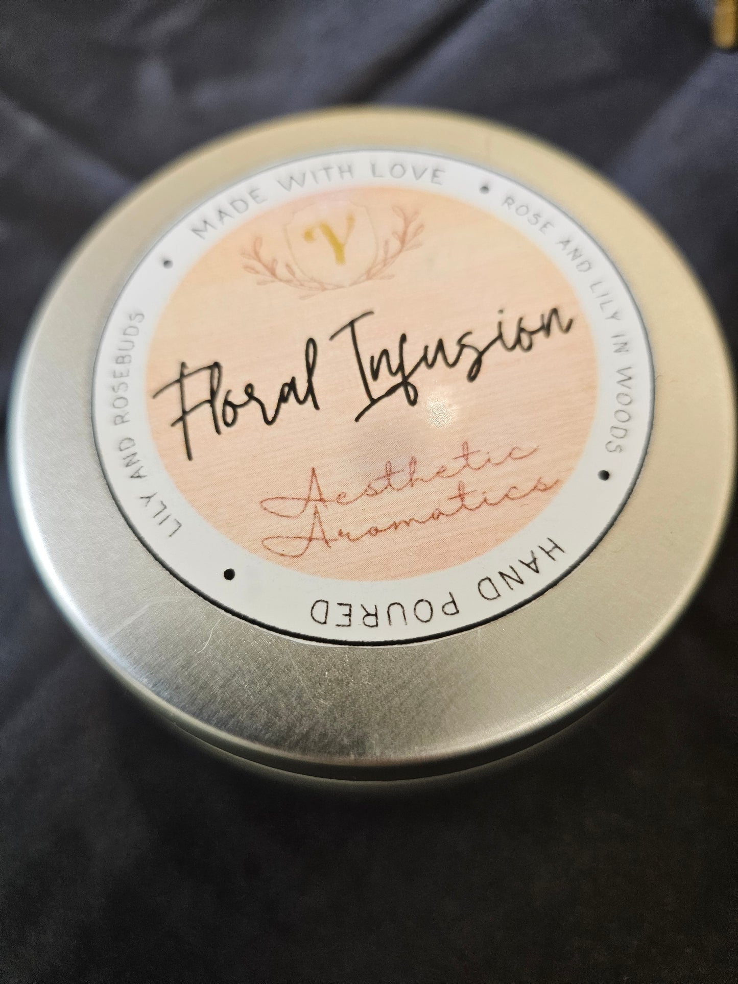 Floral Infusion - 2-wicks Luxury Scented Organic Candle