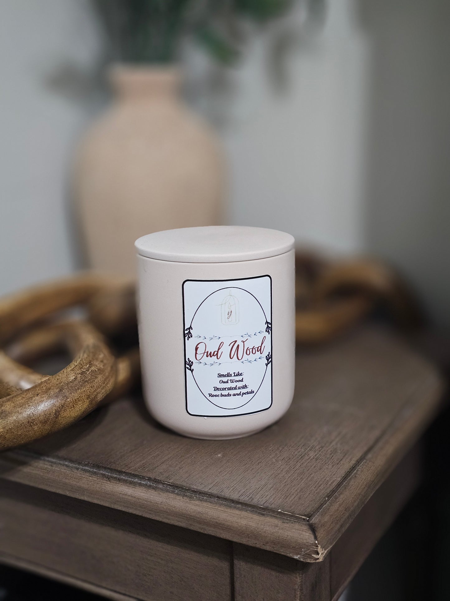 Oud Wood - 2-Wicks - Luxury Scented Organic Candle