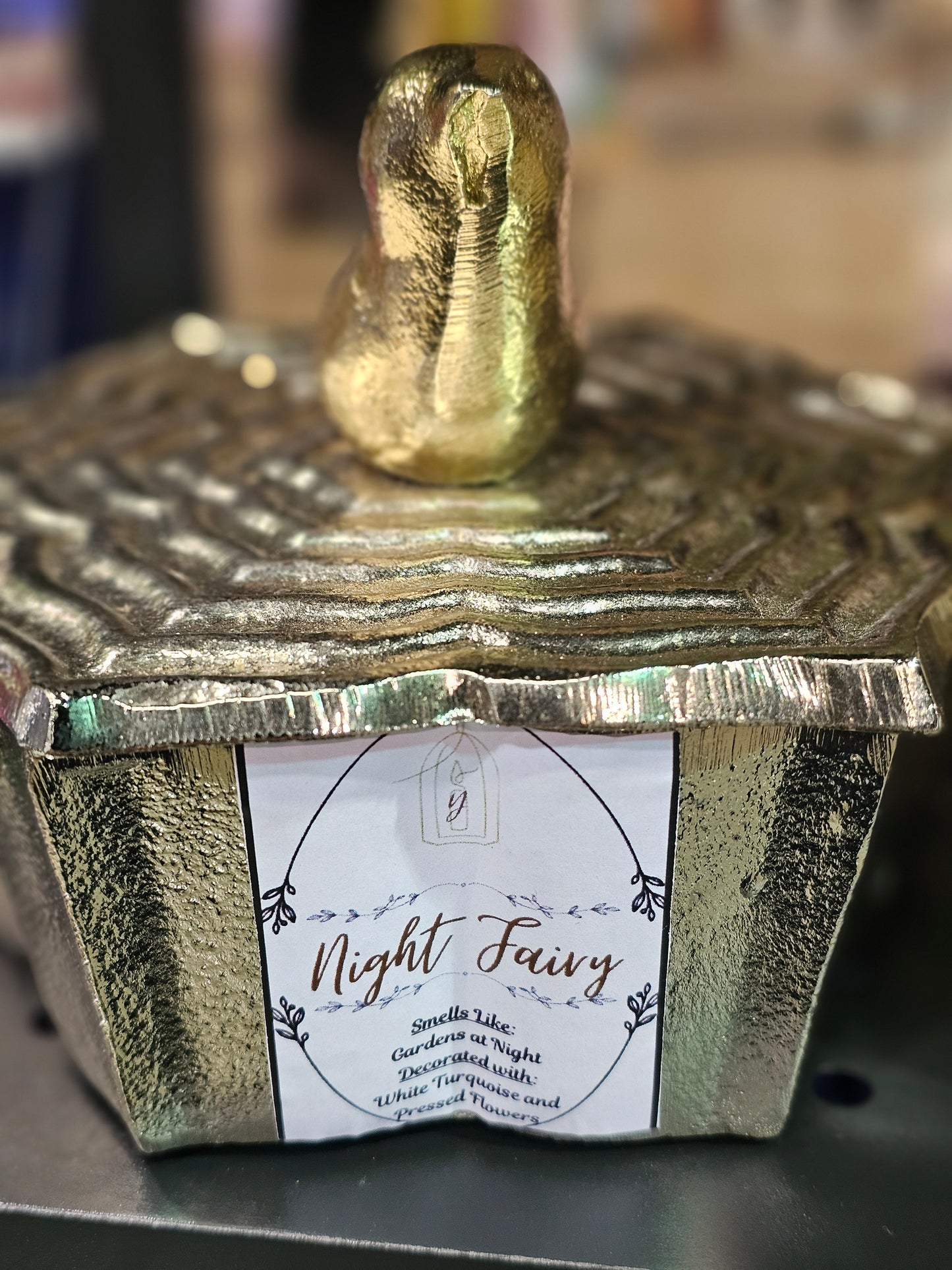 Night Fairy 4-wicks Limited Edition Candle in Bird jar