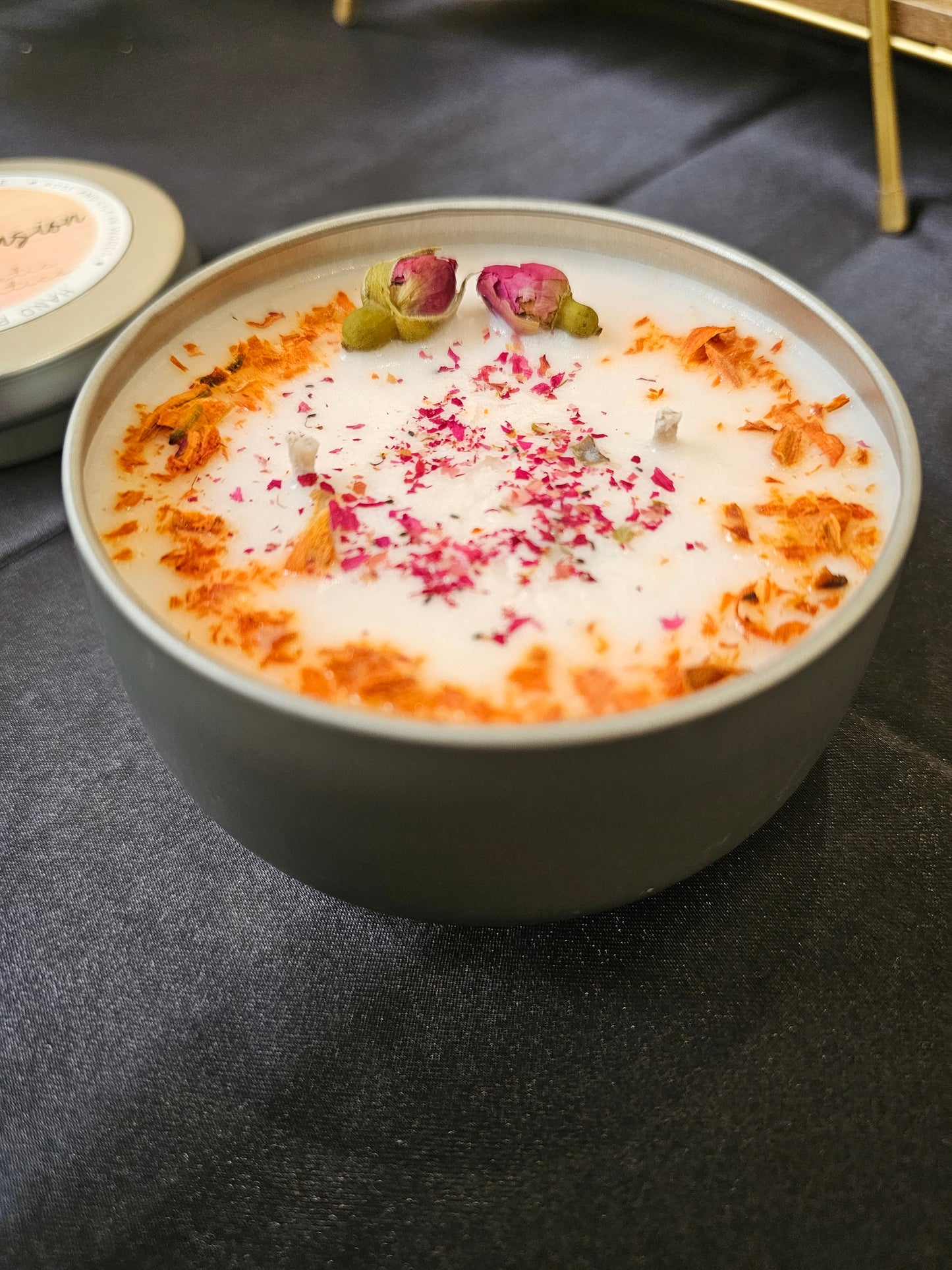 Floral Infusion - 2-wicks Luxury Scented Organic Candle