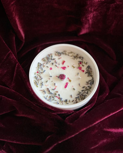 Rosender 2-wicks Limited Edition Candle in White Ceramic jar