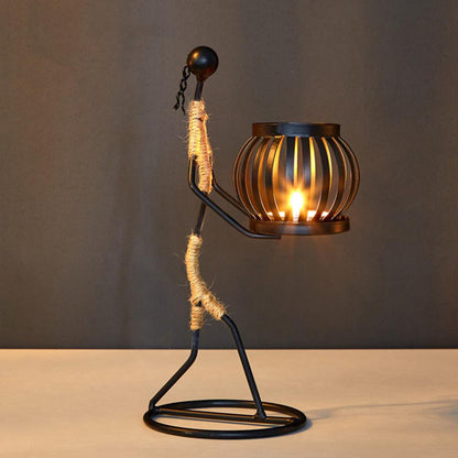 Tealight candle holder - Tribal Woman