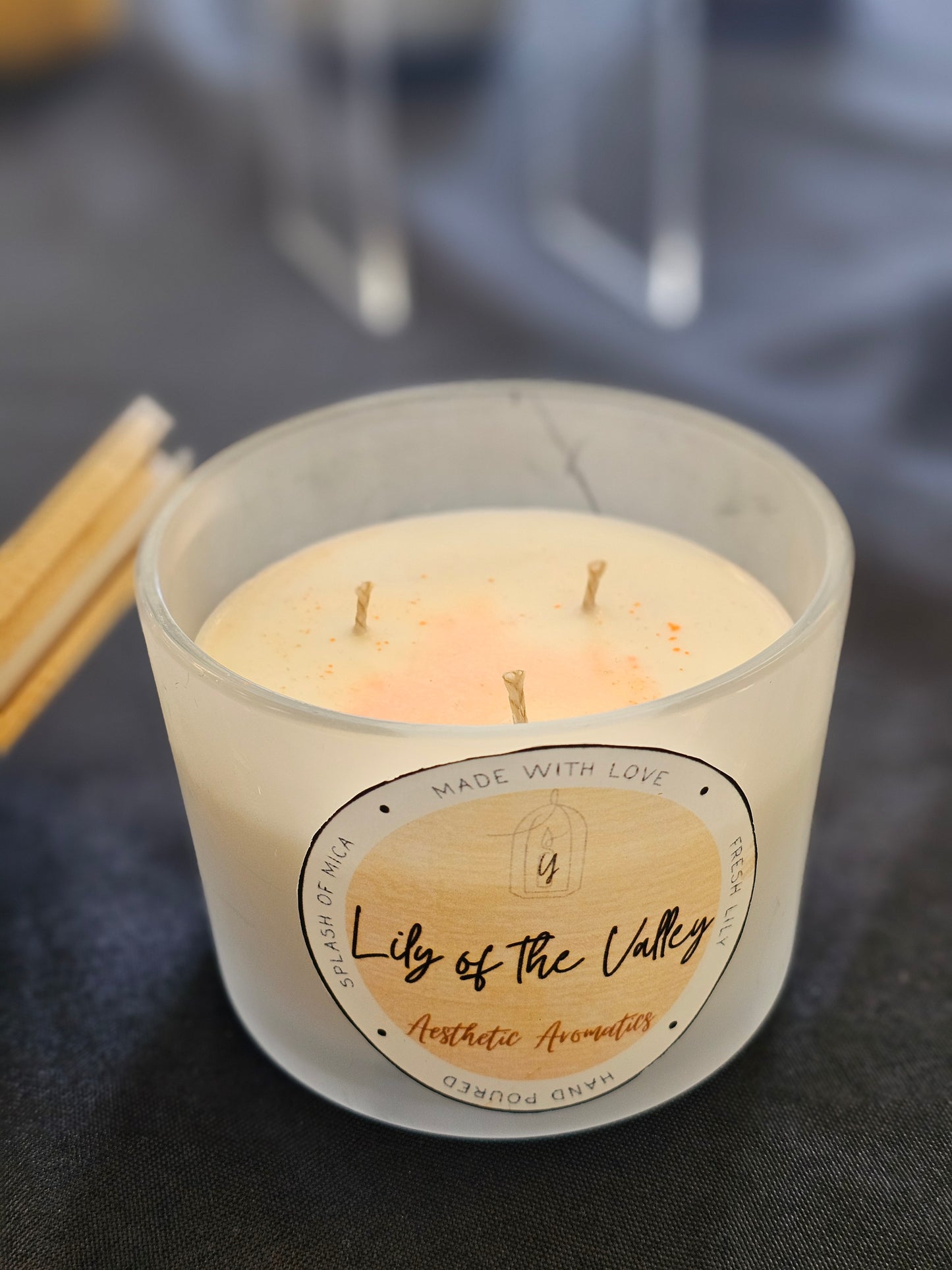 Lily if the Valley - 3-Wicks Luxury Scented Candle