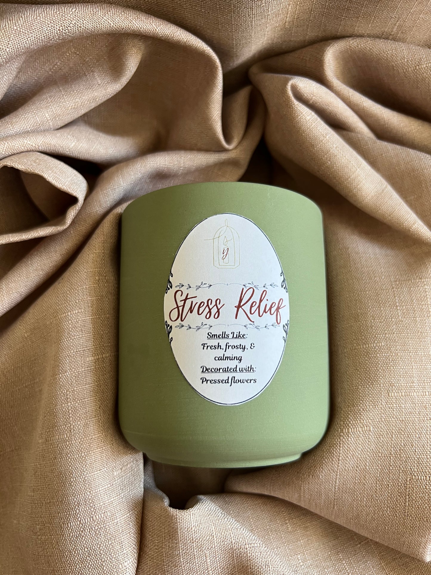 Stress Relief - 2-wicks - Luxury Scented Organic Candle