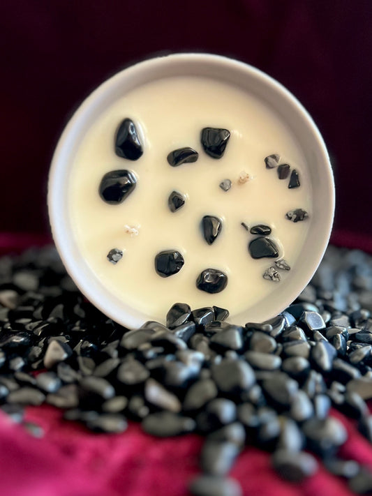 Obsidian - 2-wicks - Luxury Scented Organic Candle