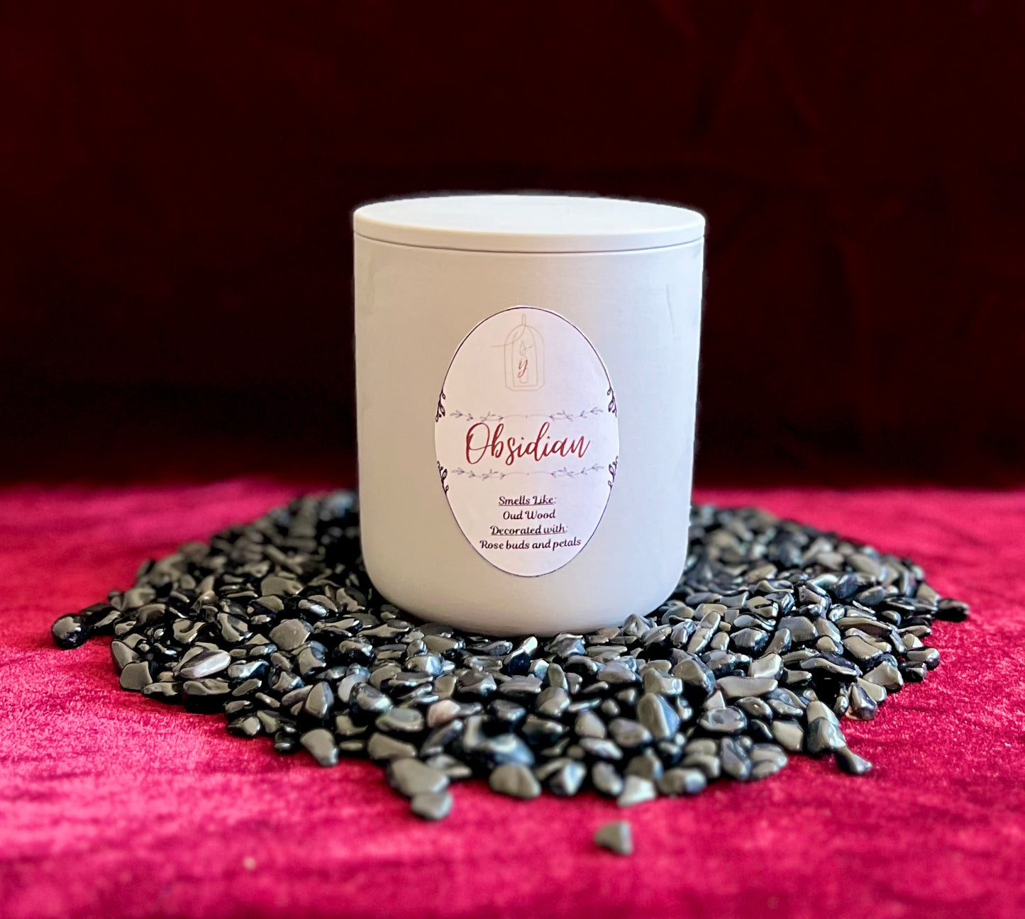 Obsidian - 2-wicks - Luxury Scented Organic Candle