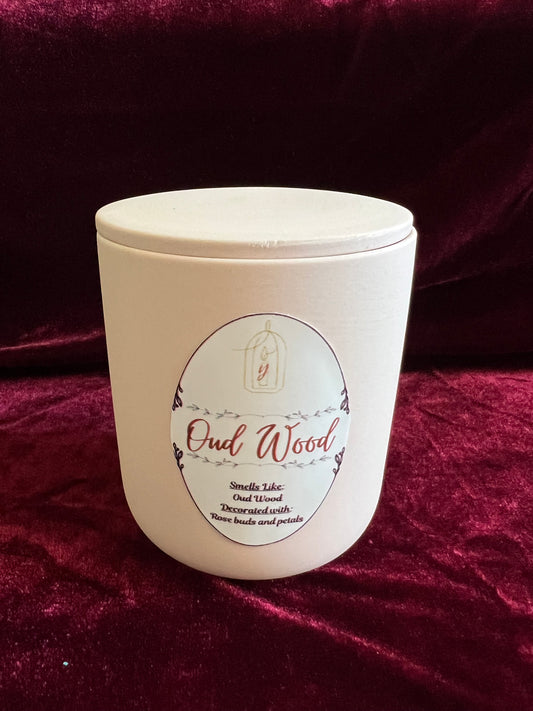 Oud Wood - 2-Wicks - Luxury Scented Organic Candle