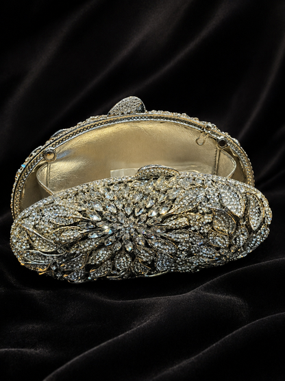 Lady Silver Bridal Clutch