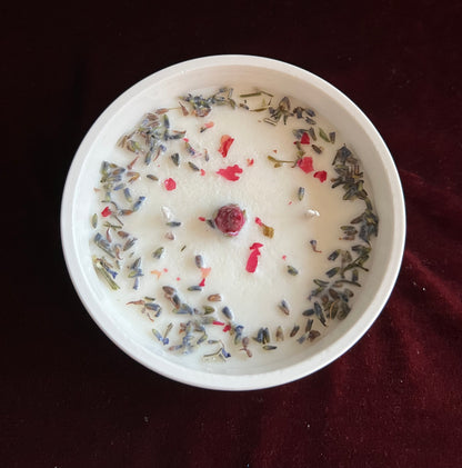 Rosender 2-wicks Limited Edition Candle in White Ceramic jar