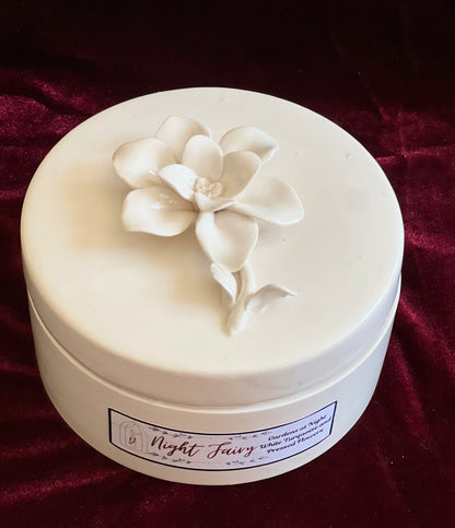 Night Fairy 2-wicks Limited Edition Candle in White Ceramic jar