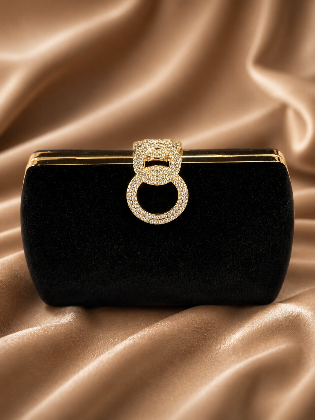 Midnight Velvet Clutch