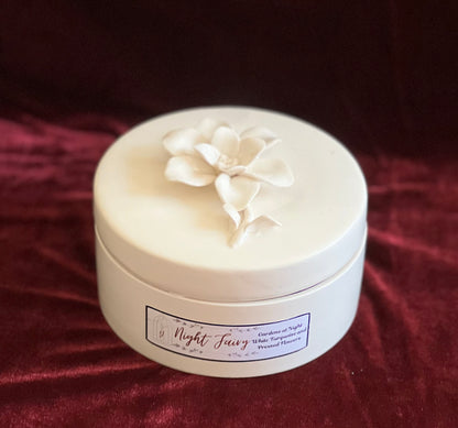 Night Fairy 2-wicks Limited Edition Candle in White Ceramic jar