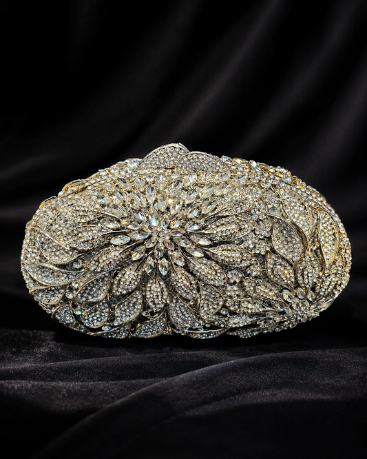 Lady Silver Bridal Clutch
