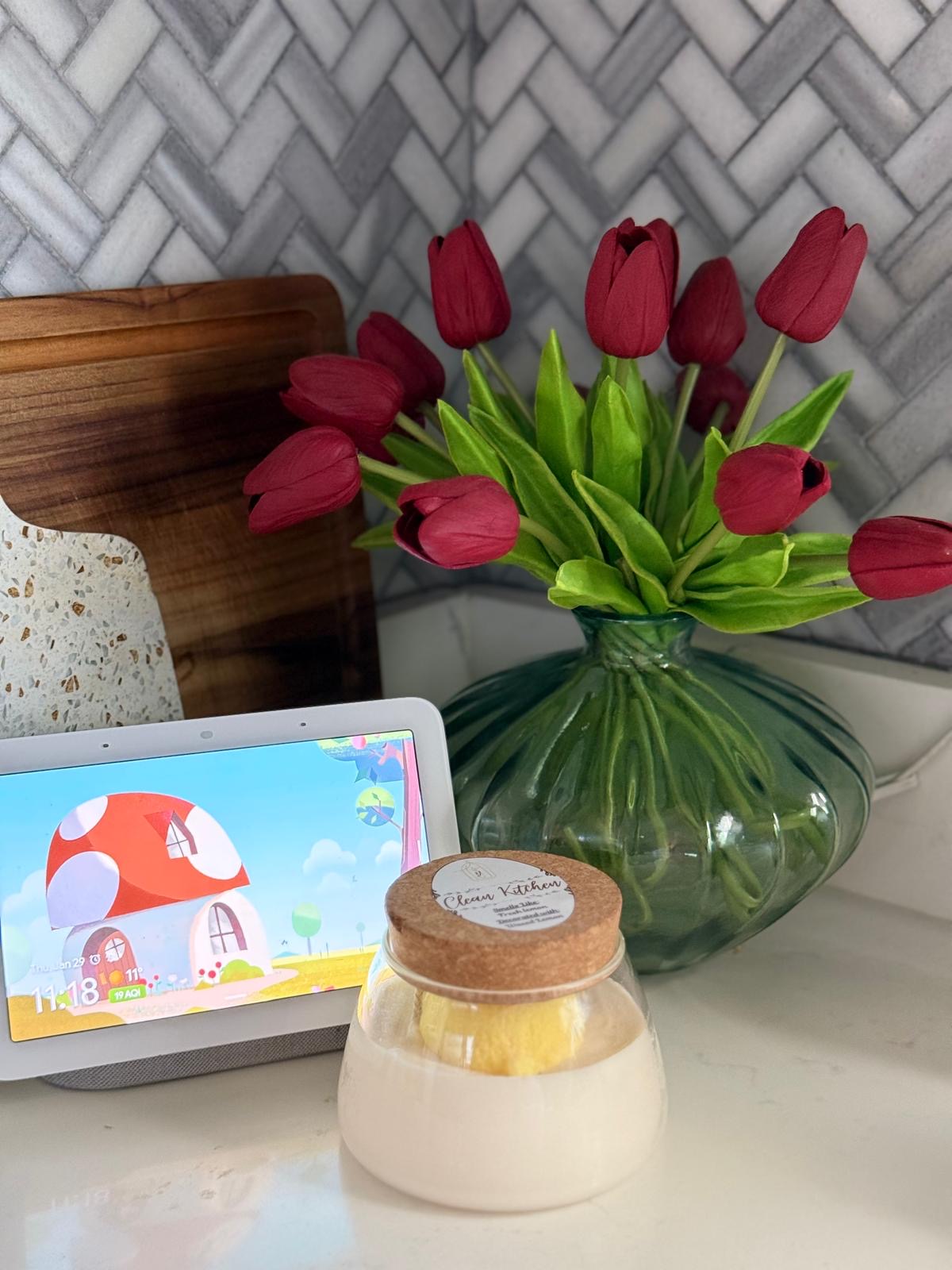 Clean Kitchen - 2 Wicks - Luxury Scented Organic Candle