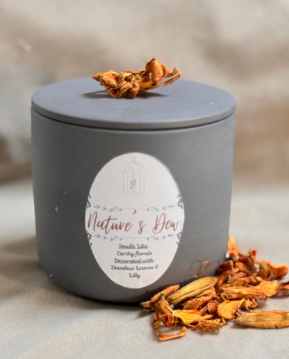 Nature's Dew Luxury Candle