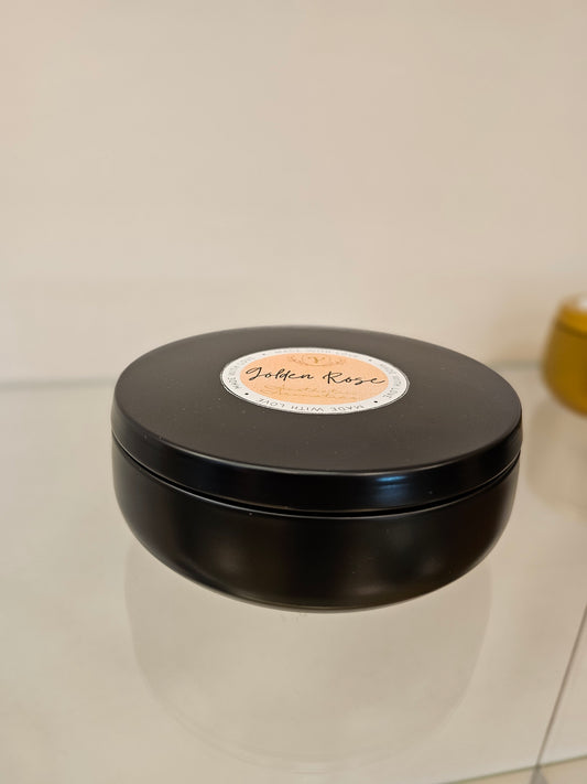Golden Rose Luxury Scented 3-wicks Candle collection for sale at Lincolnwood Town Center
