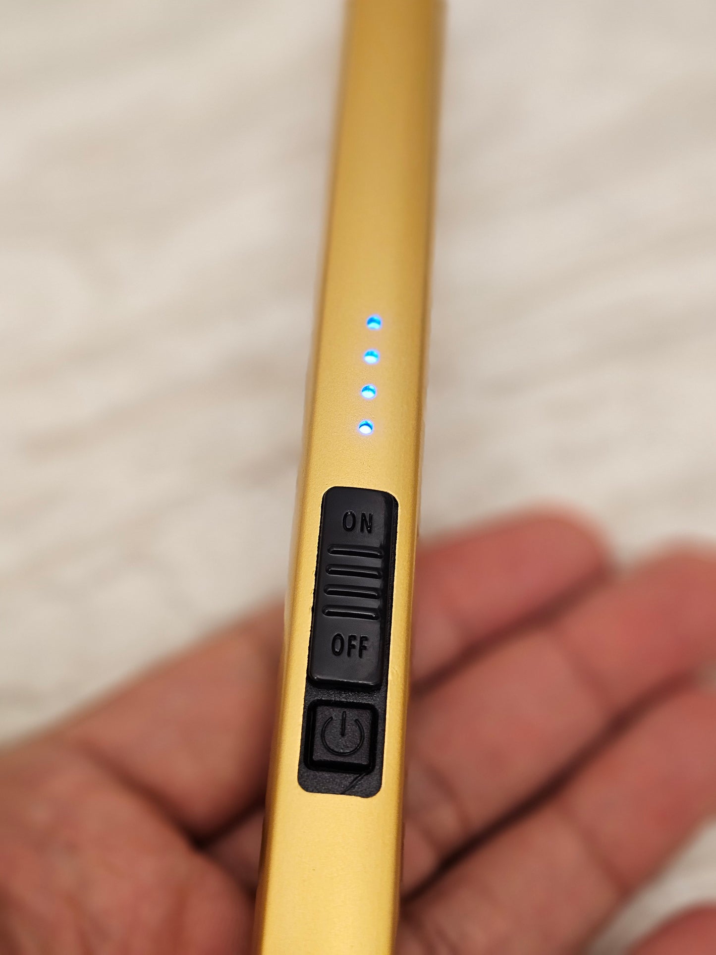 Golden Rechargeable Aesthetic Aromatics Lighter