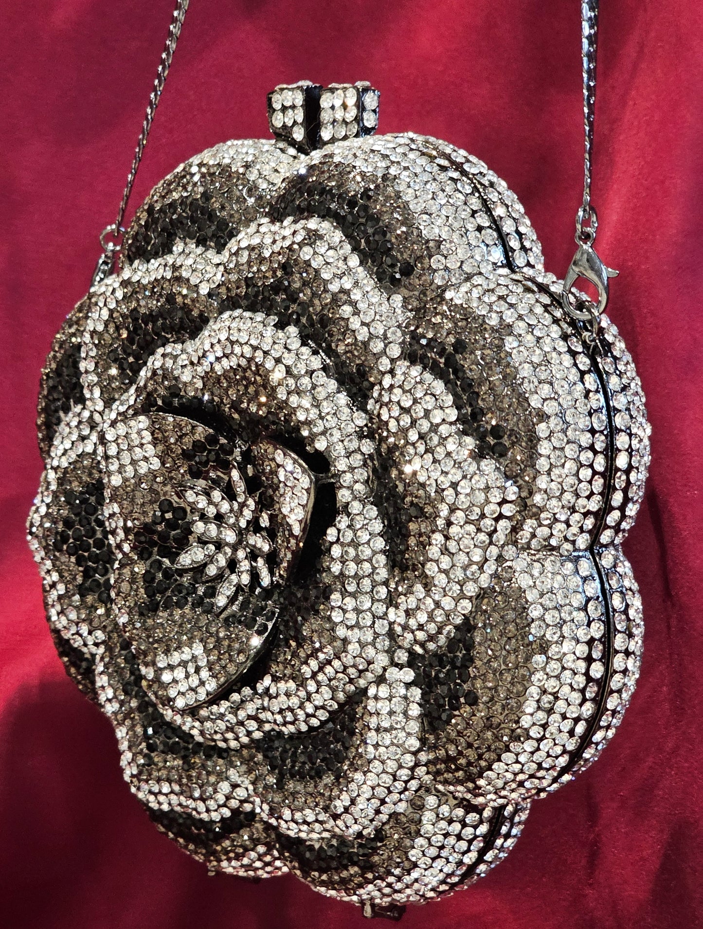 Black Rose Bridal Clutch
