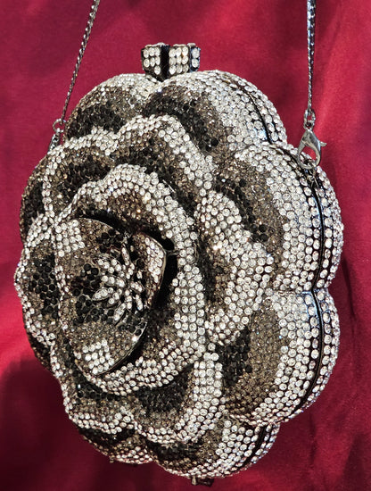 Black Rose Bridal Clutch