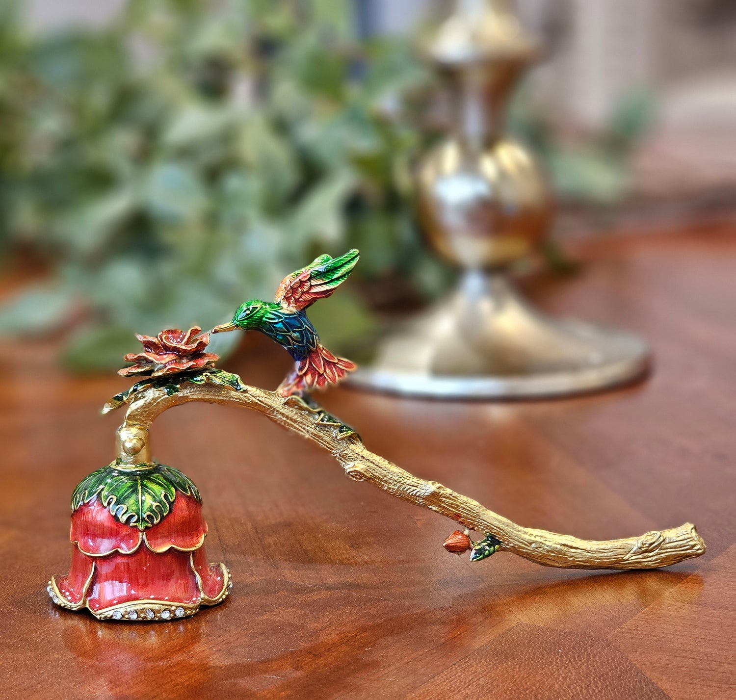 Hummingbird Elegant Candle Snuffer - front view - R&W Aesthetics