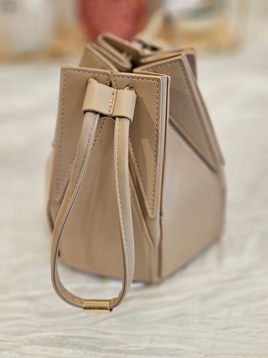 Pink Foldable Messenger Bag