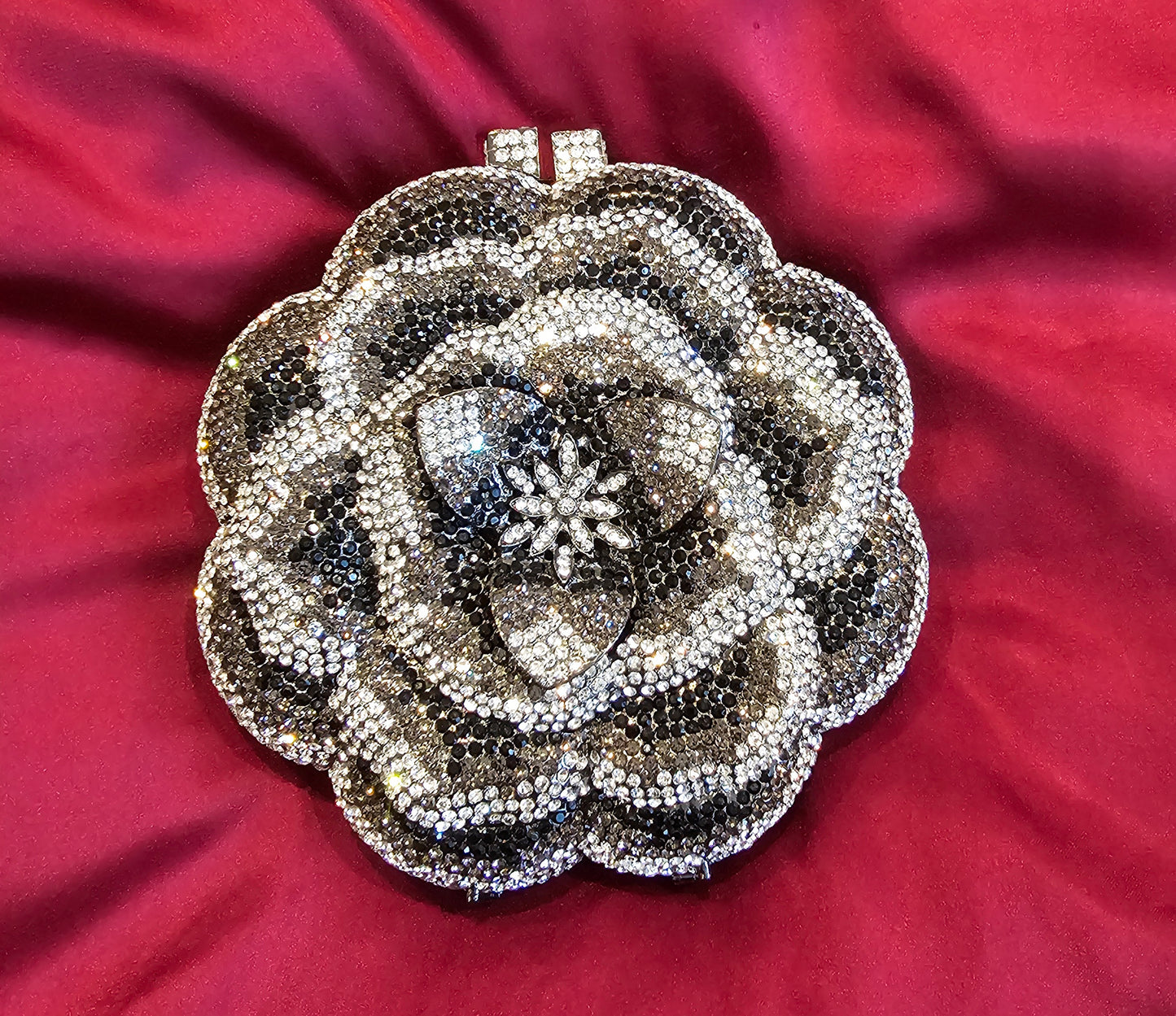 Black Rose Bridal Clutch