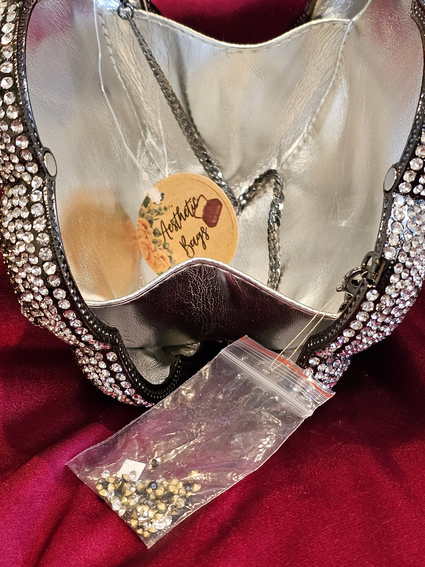 Black Rose Bridal Clutch