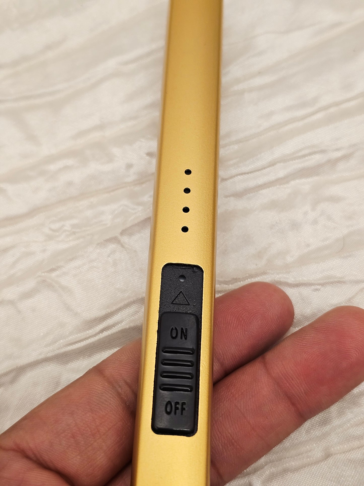 Golden Rechargeable Aesthetic Aromatics Lighter