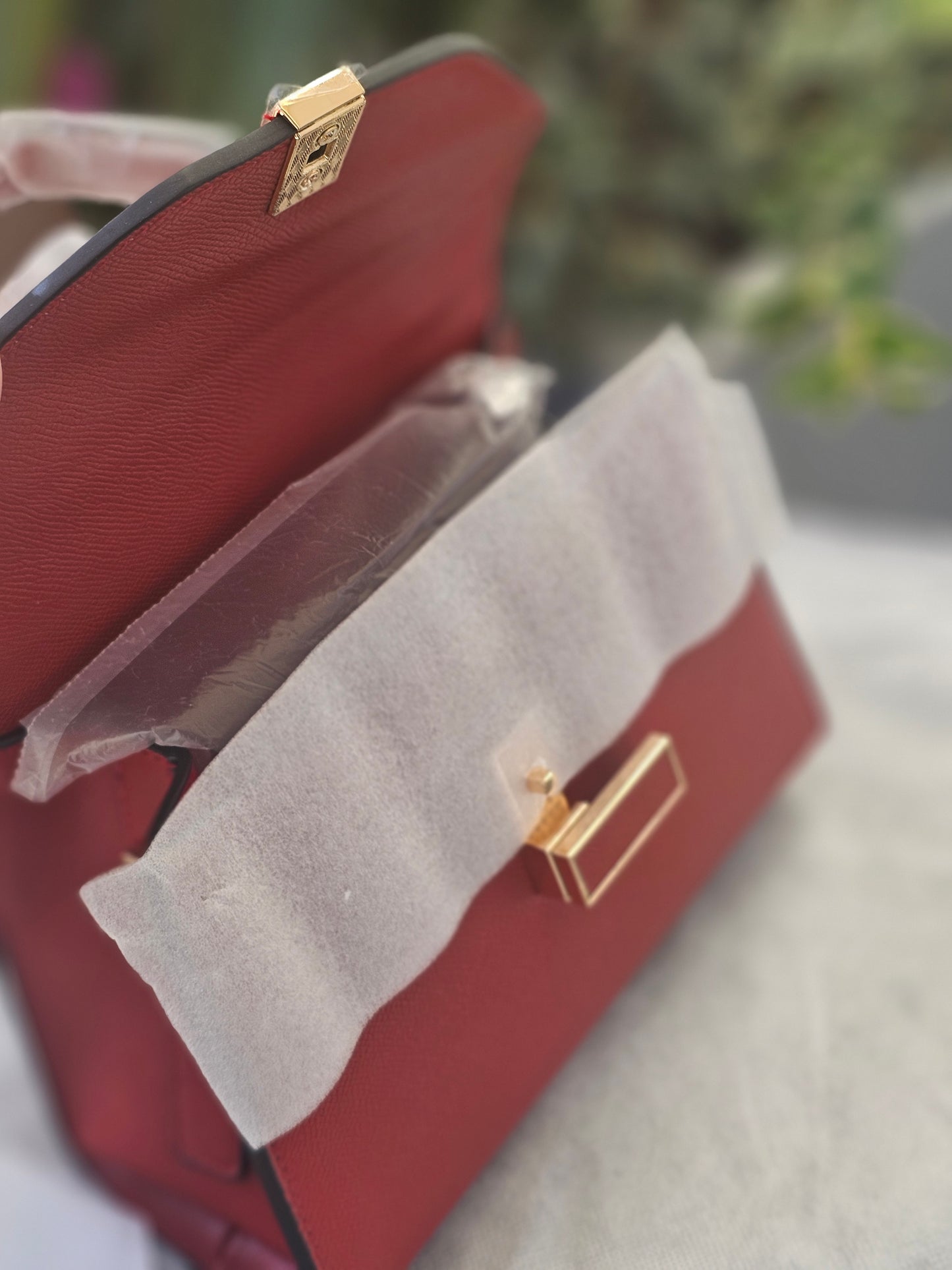 Red Leather bag