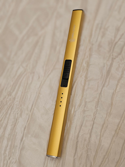 Golden Rechargeable Aesthetic Aromatics Lighter