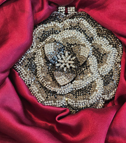 Black Rose Bridal Clutch