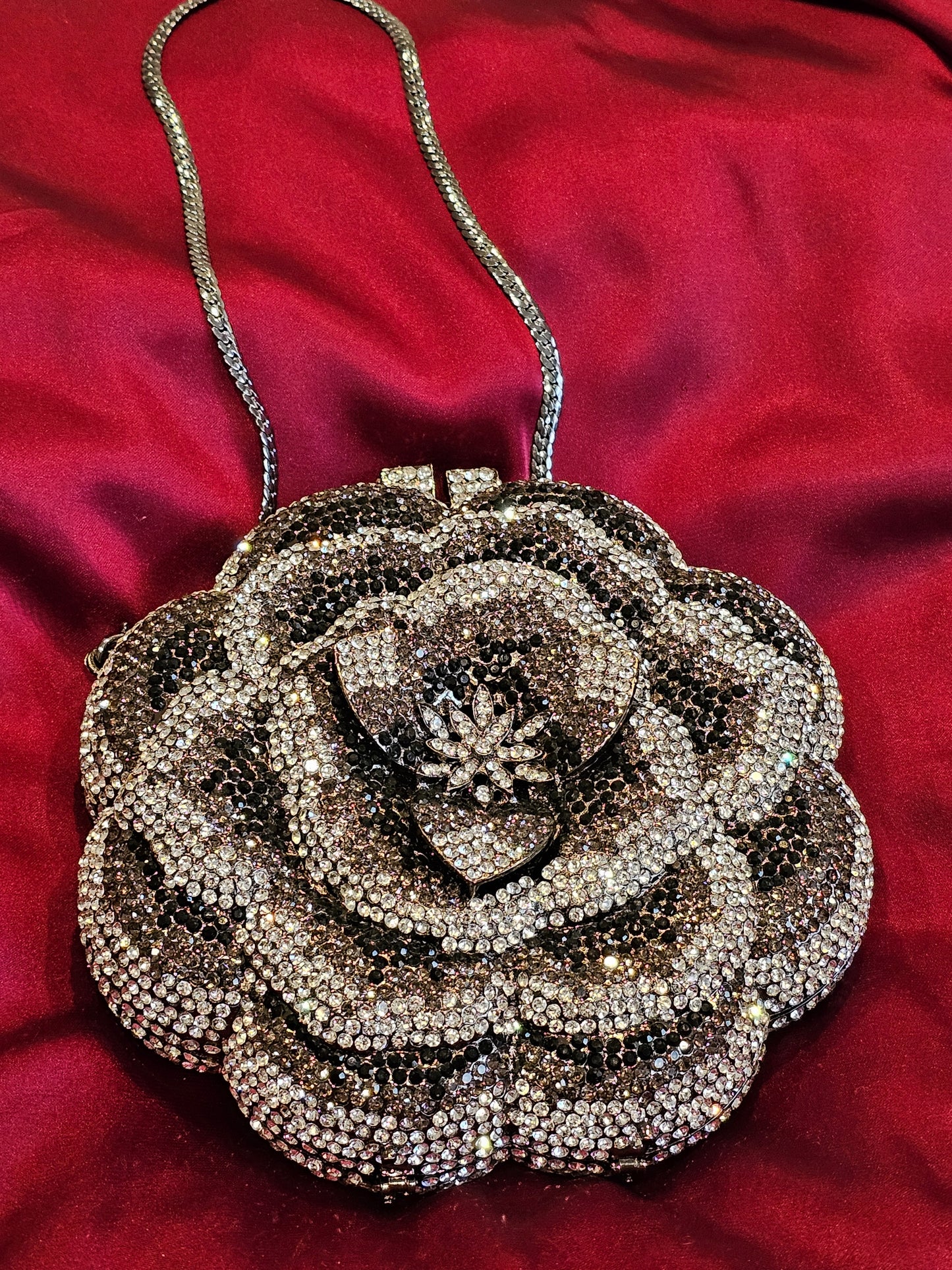 Black Rose Bridal Clutch