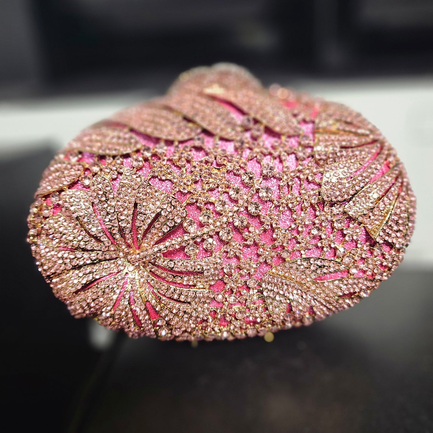 Elsa Luxury Rhinestones Clutch - styled view - R&W Aesthetics