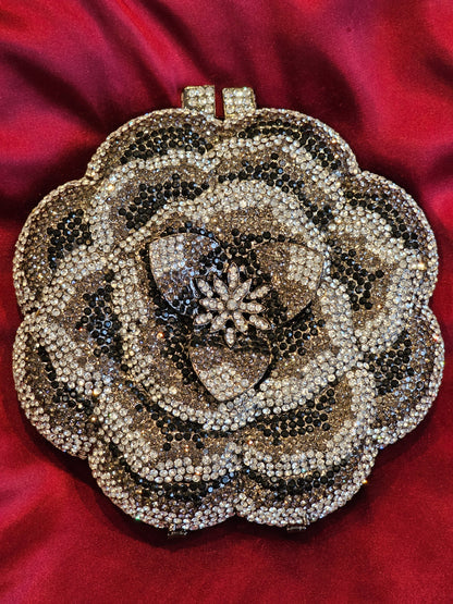 Black Rose Bridal Clutch