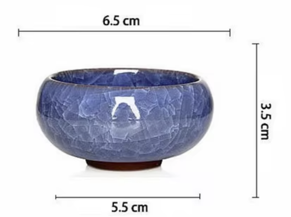 Ice Crack Ceramic Jar for Party Favors